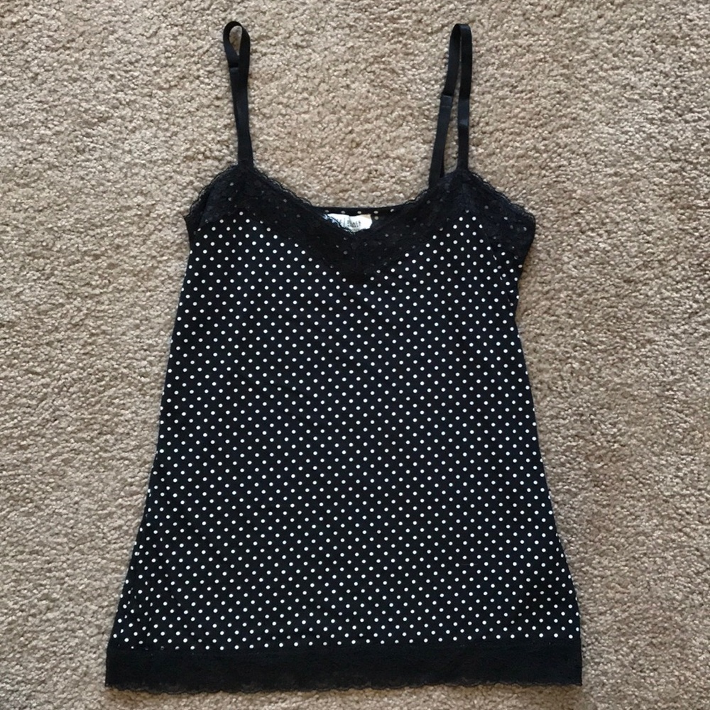 White House Black Market Lace-Trimmed Camisole